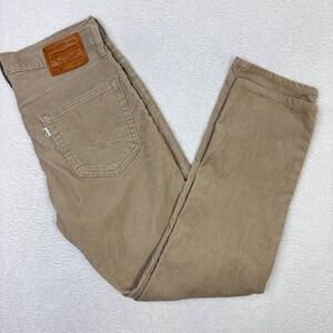 Levis Premium 511 Slim Fit Corduroy Pants Mens 32x32 Tan Beige 29507-0229